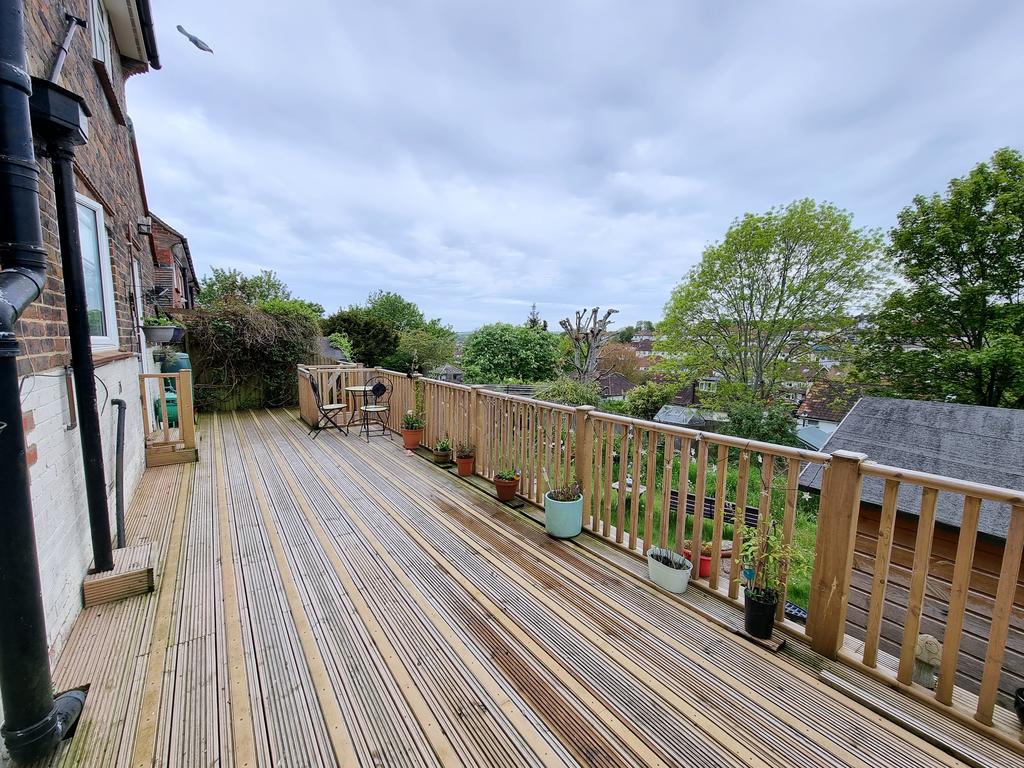 Rear decked area