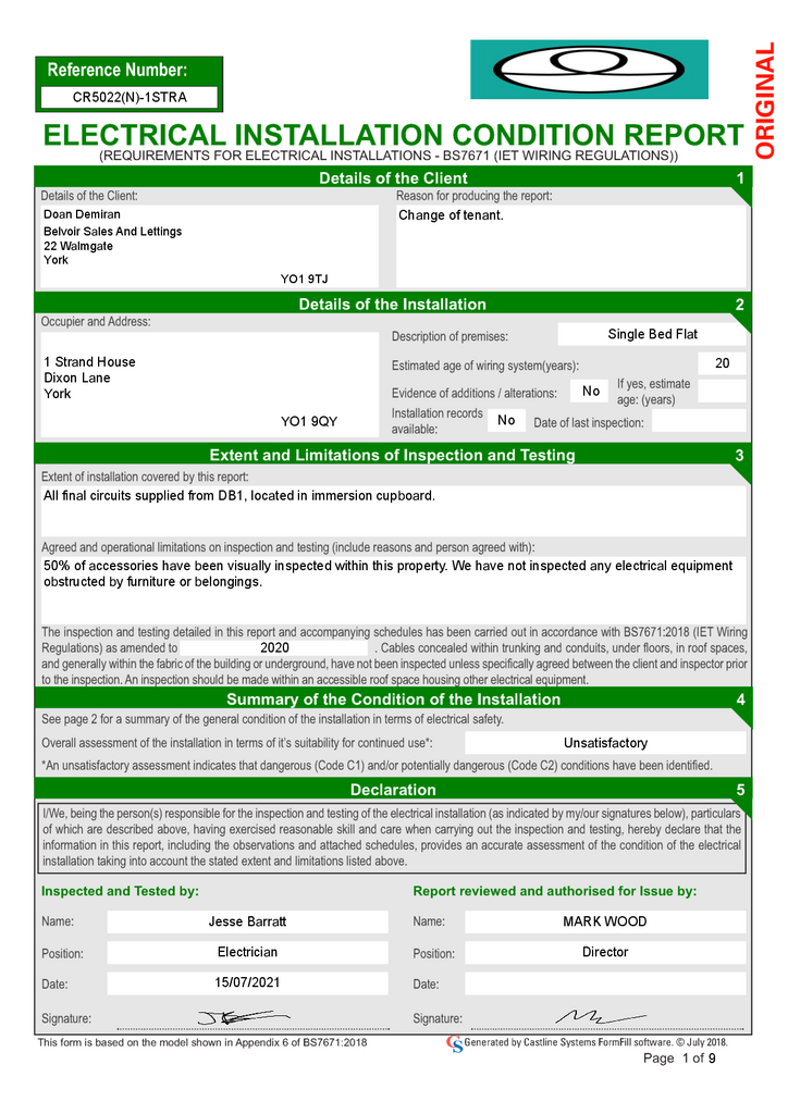 EPC Certificate