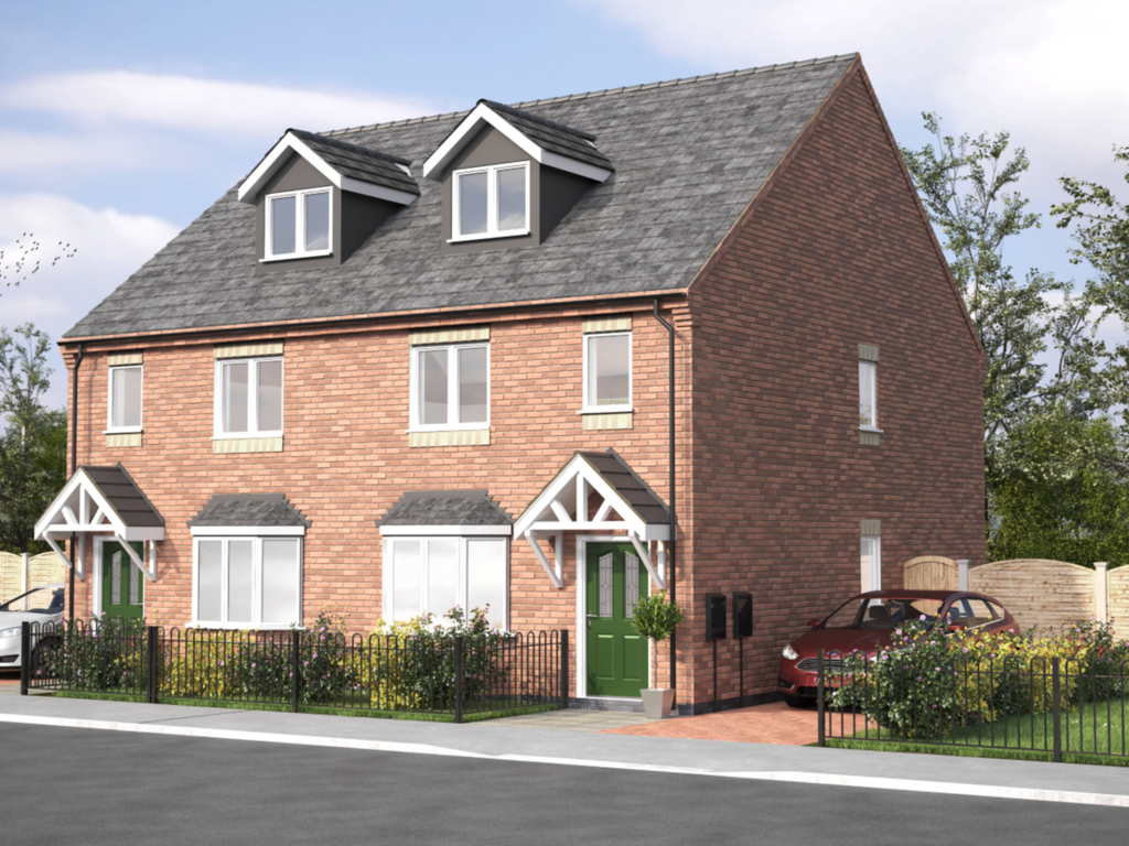 Plot 33 The Foxfield, The Farm, Pye Green Road, Cannock, WS12 4HS 3 bed semidetached house £