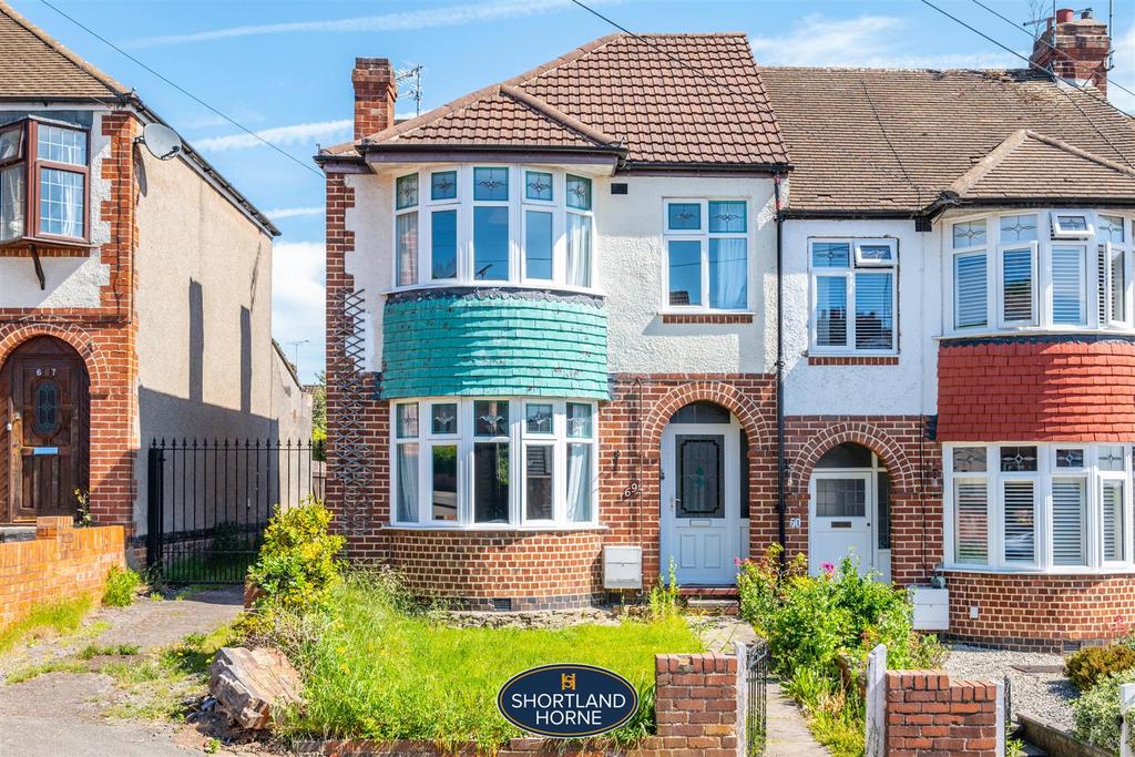 Ashington Grove, Whitley, Coventry, CV3 4DD 3 bed end of terrace house