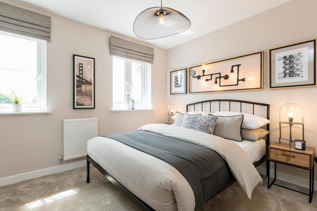 Two double bedrooms provide plenty of room for first time buyers