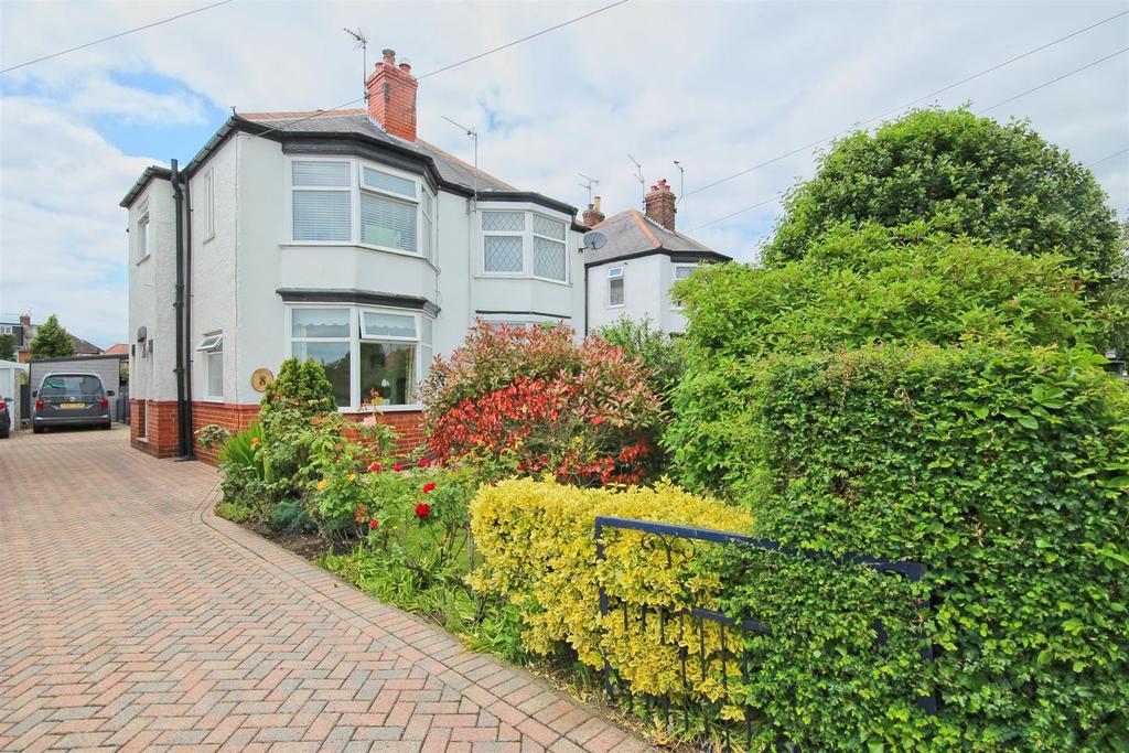 Traditional bay fronted semi detached house