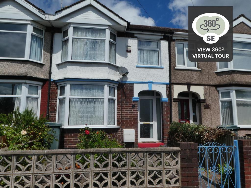 Torrington Avenue, Tile Hill, COVENTRY, CV4 9AR 3 bed terraced house