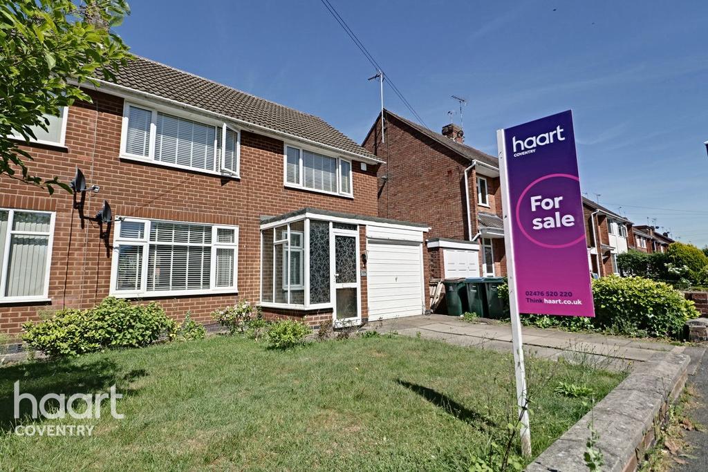 Knoll Drive, Coventry 3 bed semidetached house £325,000