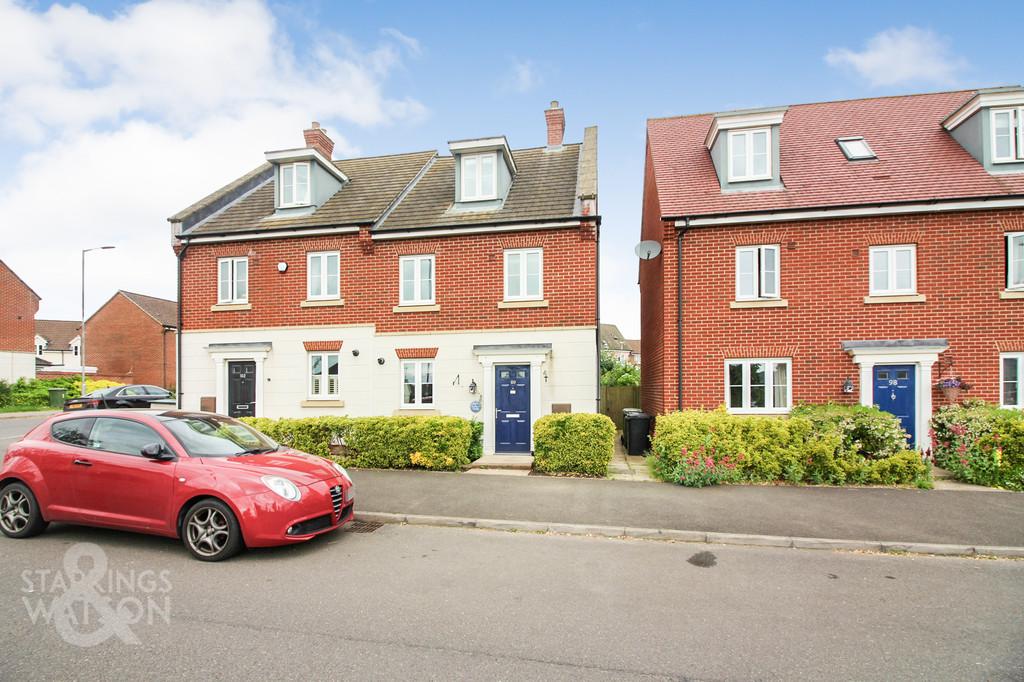 Lord Nelson Drive, Costessey, Norwich 4 bed townhouse £280,000