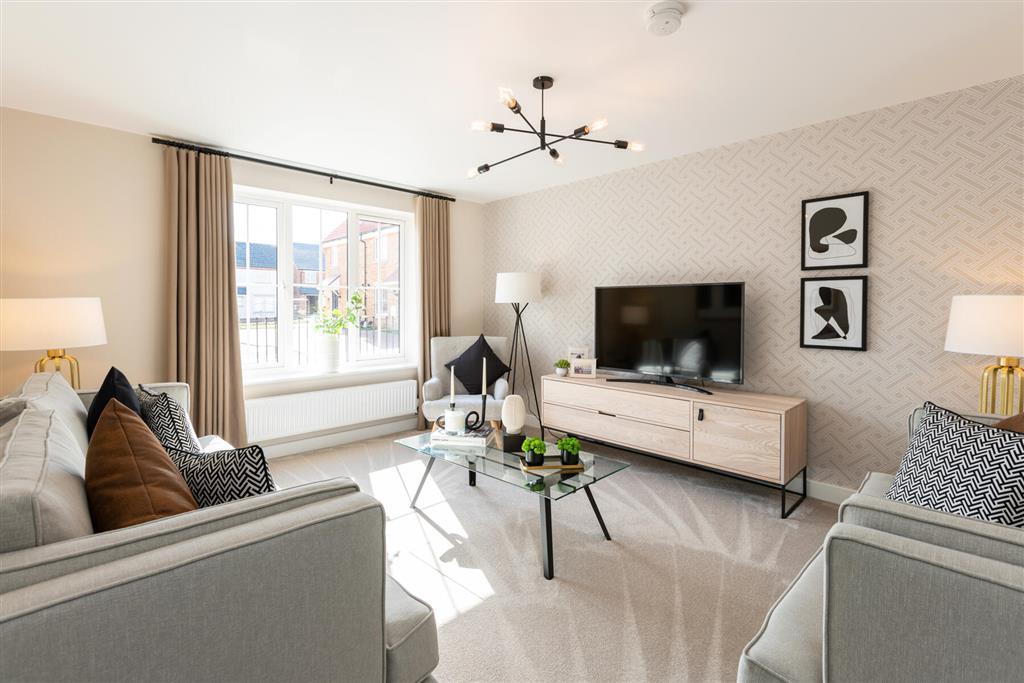 Large, open plan lounge