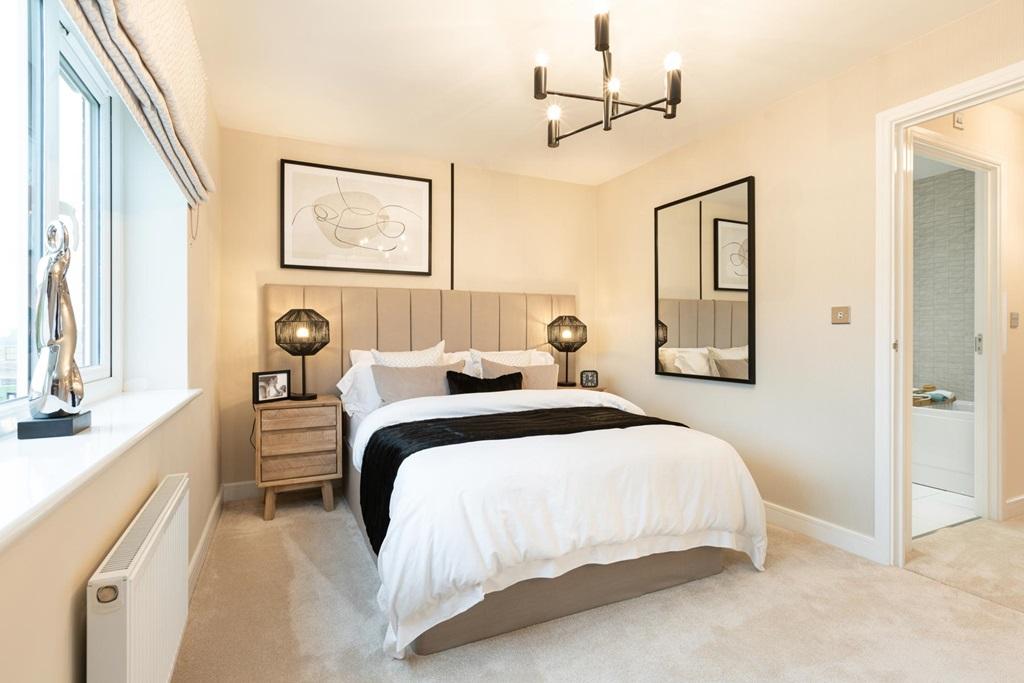 Double bedroom with plenty of storage space