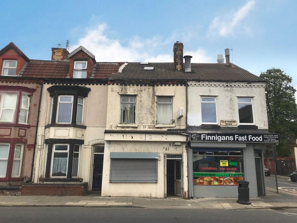 Hawthorne Road, Bootle, Merseyside, L20 9JX 4 bed terraced house £20,000