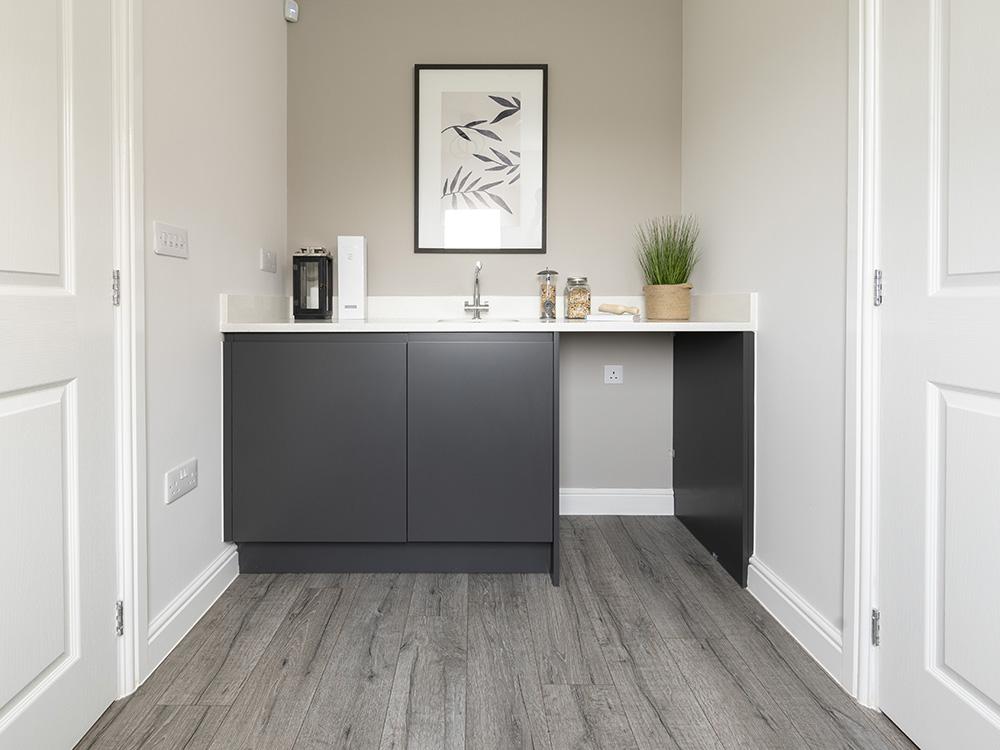 Separate utility room