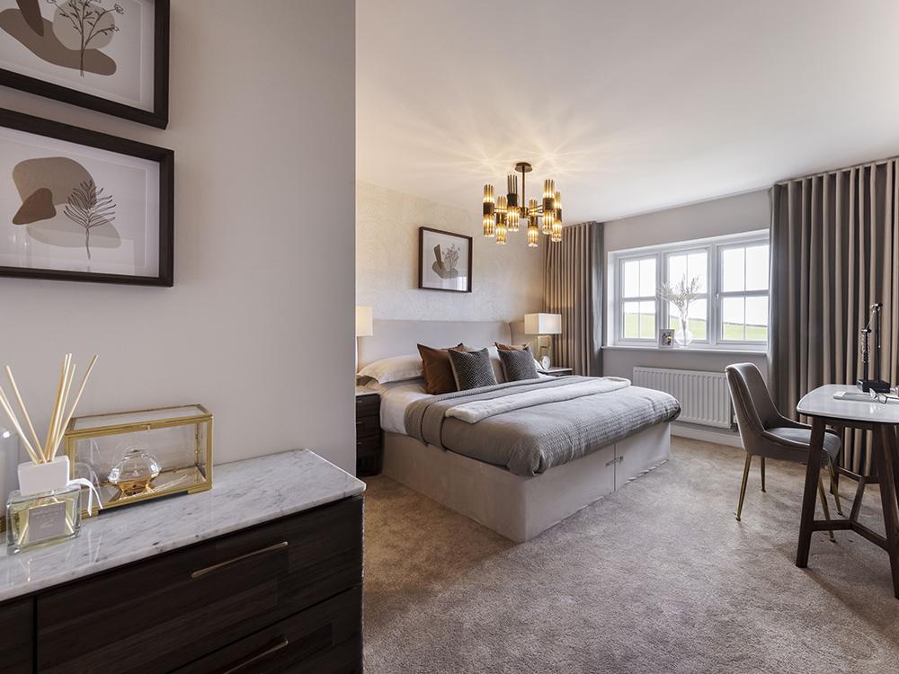 Luxury master bedroom with en-suite