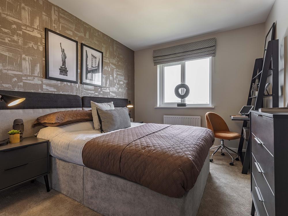 Spacious third bedroom