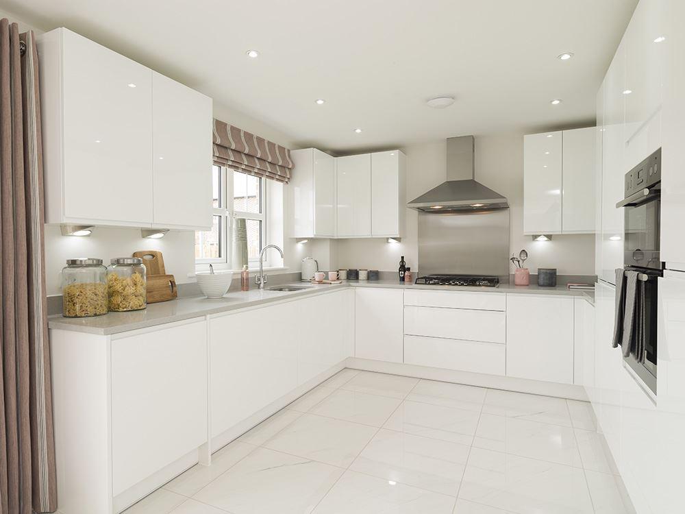 High quality kitchen with integrated appliances