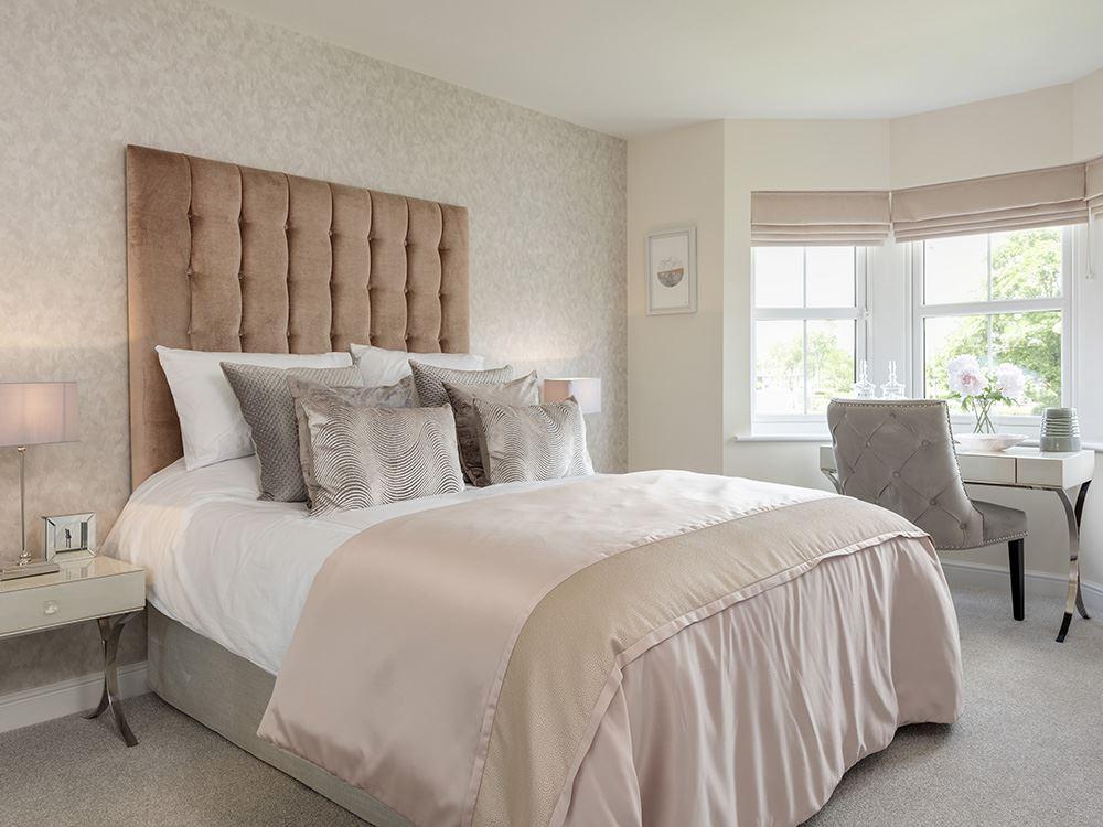 Master bedroom with en-suite and bay window
