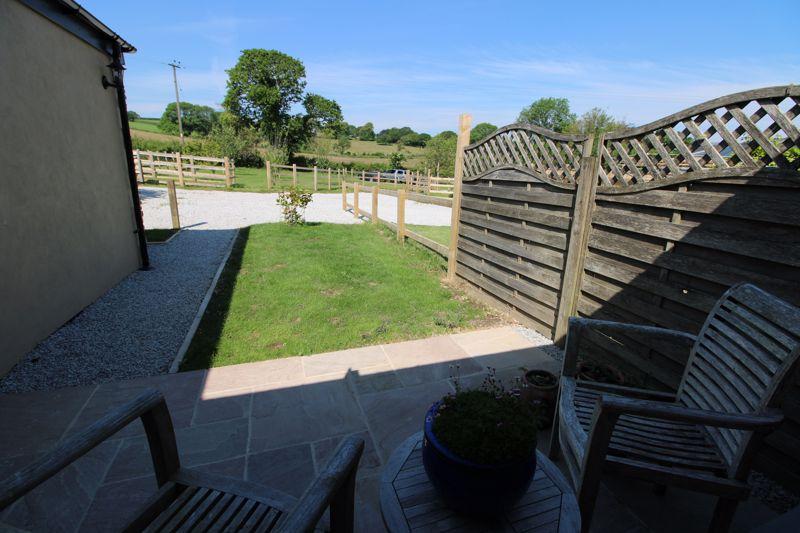 Terrace and garden