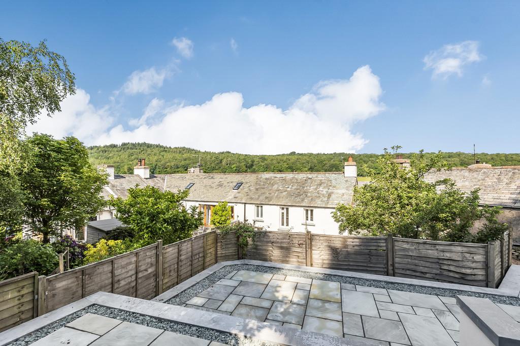 Patio Areas &amp; view over the village