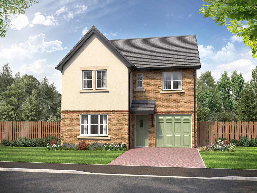 External CGI of 4-bedroom Sanderson