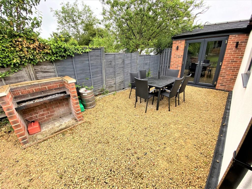 Rear Pebbled Entertaining Area