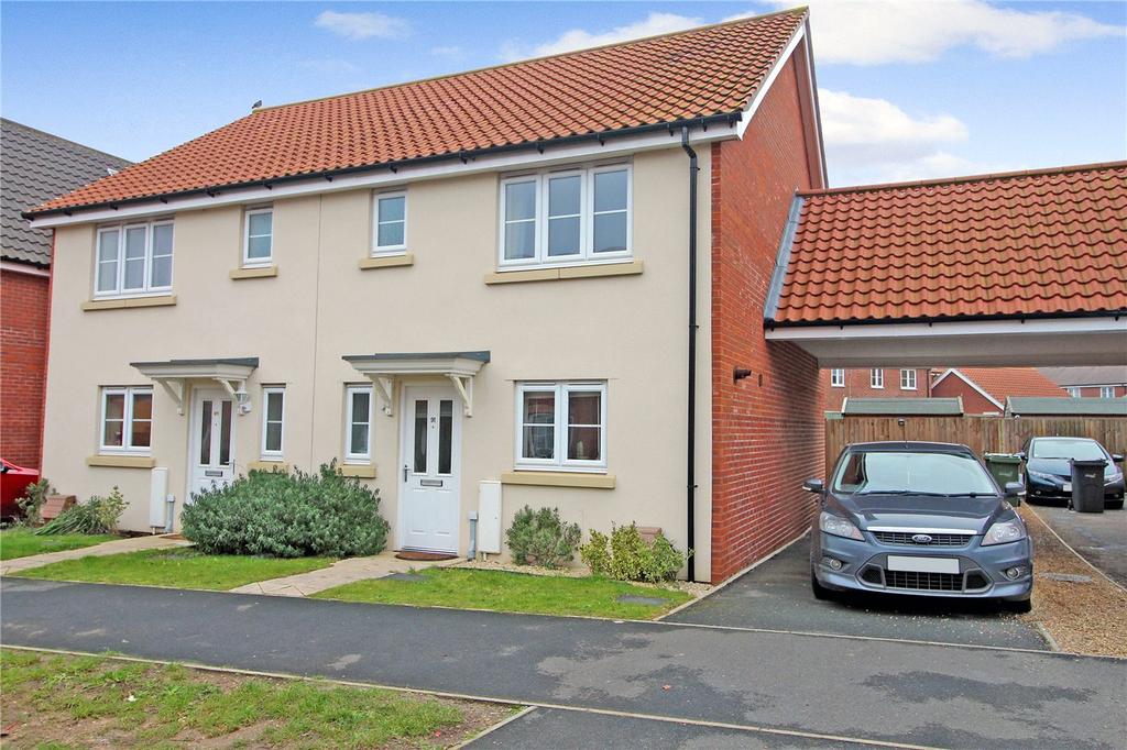 Almond Drive, Cringleford, Norwich, Norfolk, NR4 3 bed semidetached