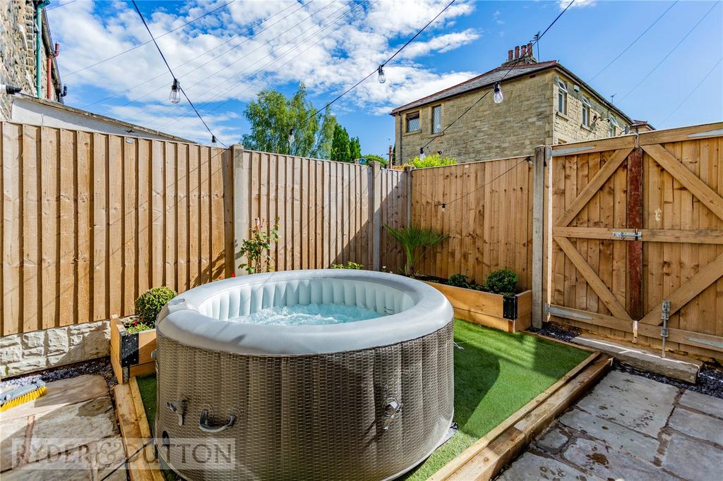 Private Rear Patio: