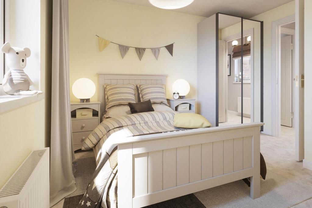 And a fouth double bedroom, all offering plenty of room for the whole family