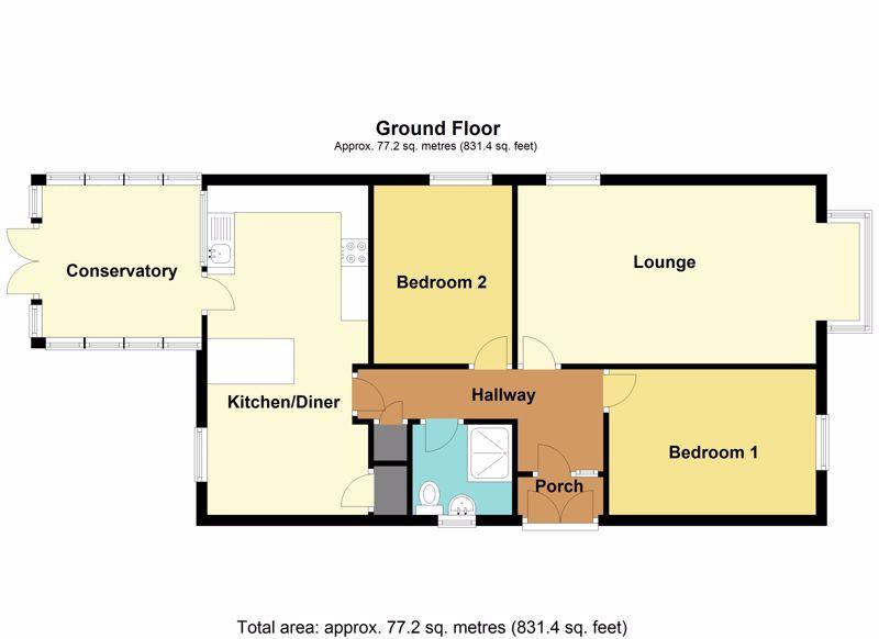Herbert March Close, Danescourt... 2 bed detached bungalow £280,000