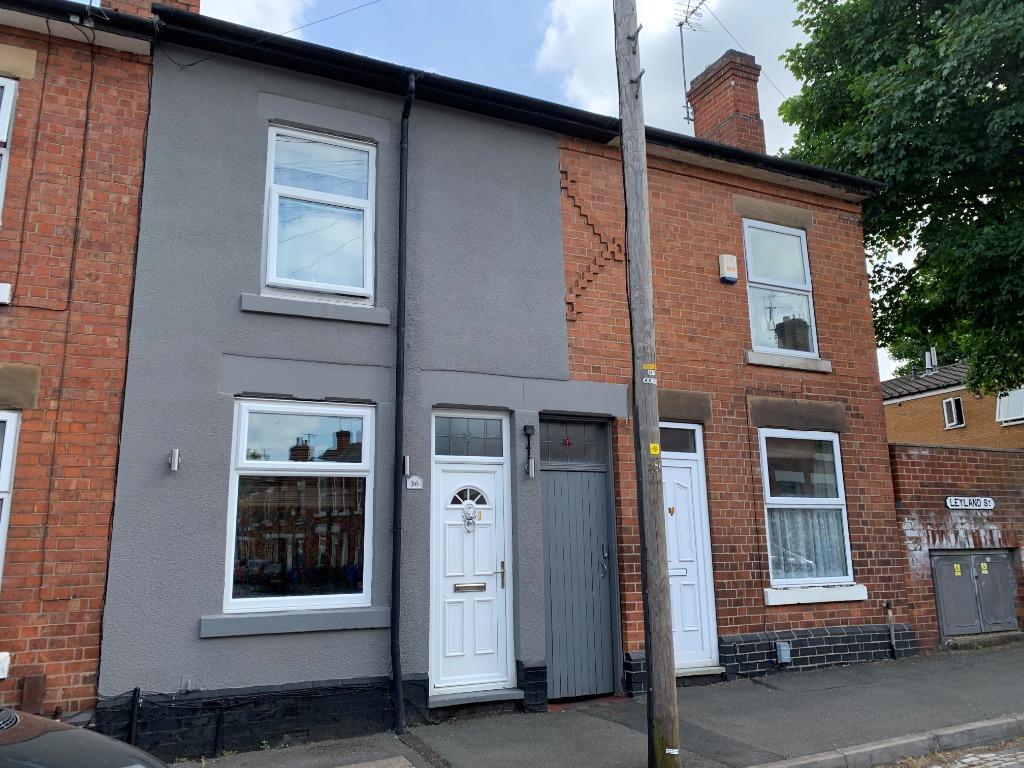 Leyland Street, Derby, DE1 2 bed terraced house £160,000