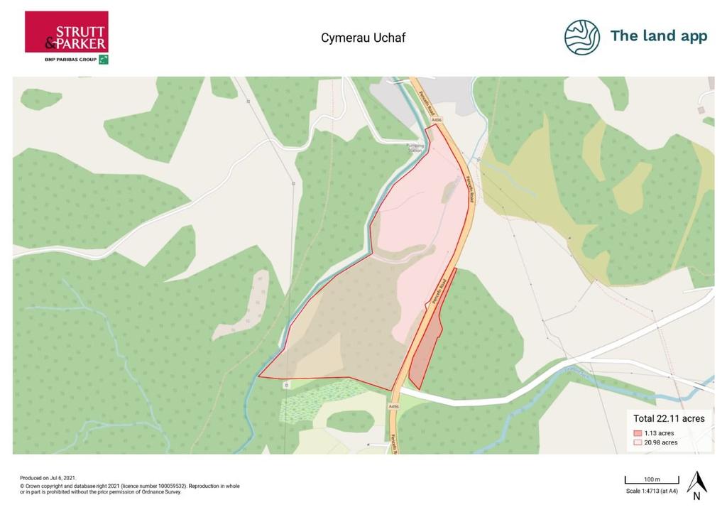 Cymerau Uchaf Plan
