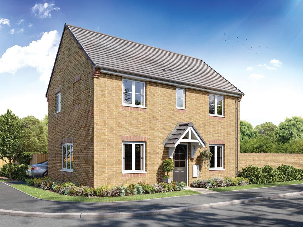 Plot 48, The Nottingham at Cromwell... 3 bed detached house £280,000
