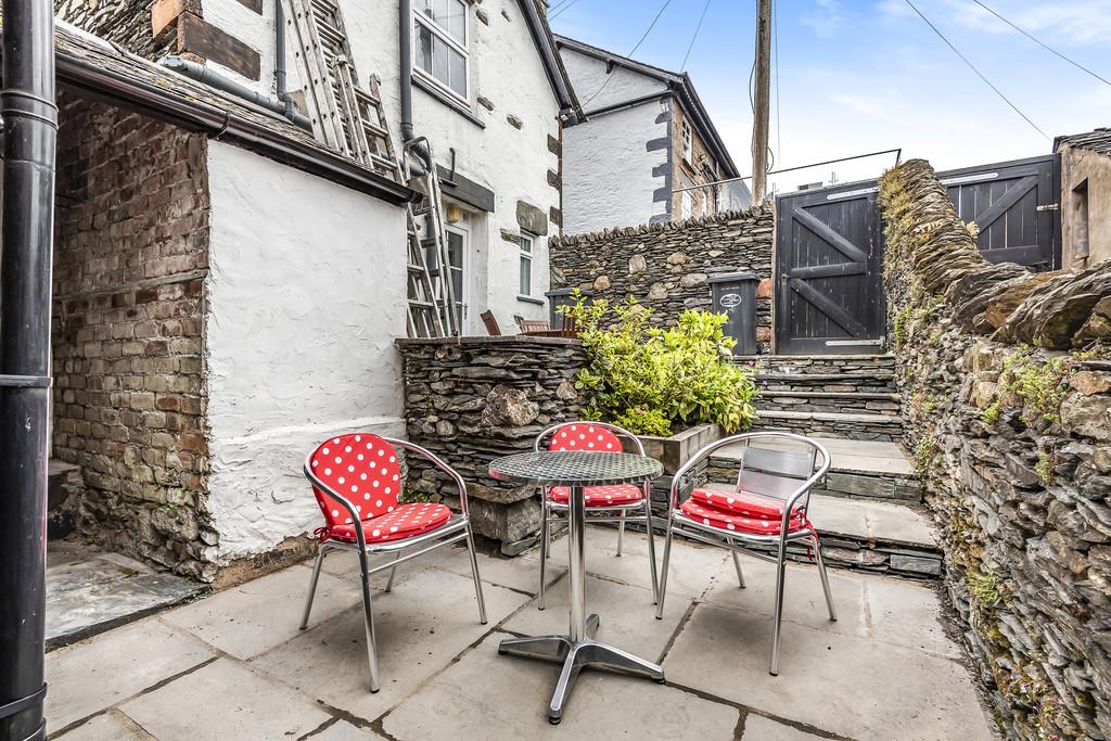 Rear Patio Seating Area