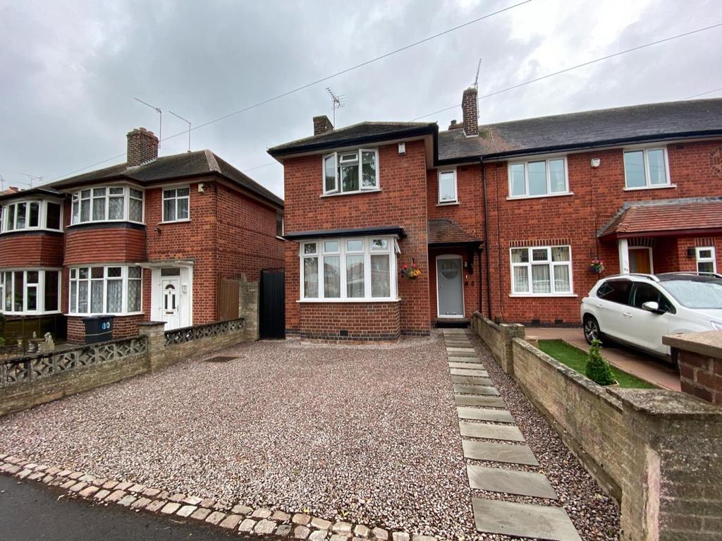 Buckminster Road, Leicester 3 bed end of terrace house £270,000