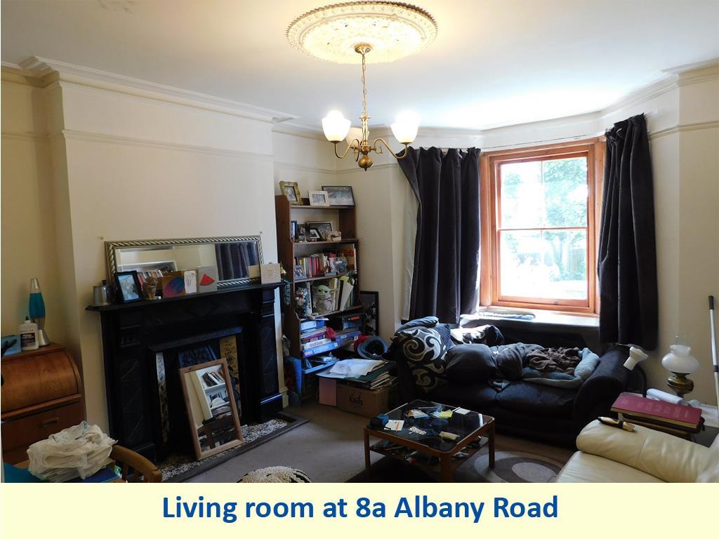 Living room at 8a Albany Road