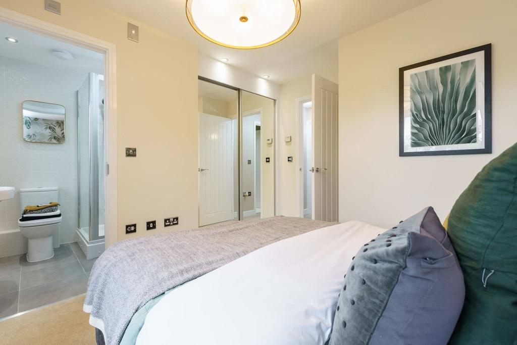 The Master bedroom boasts an en suite