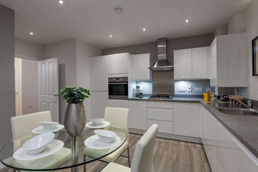 A modern easy to clean kitchen