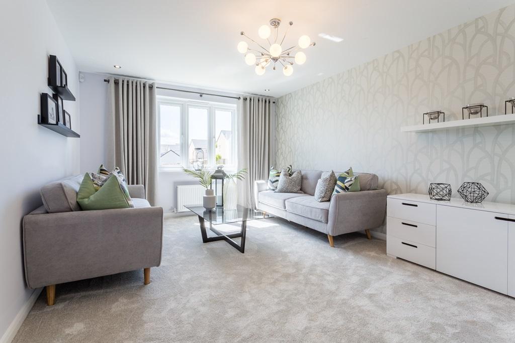 Large windows flood the lounge with light