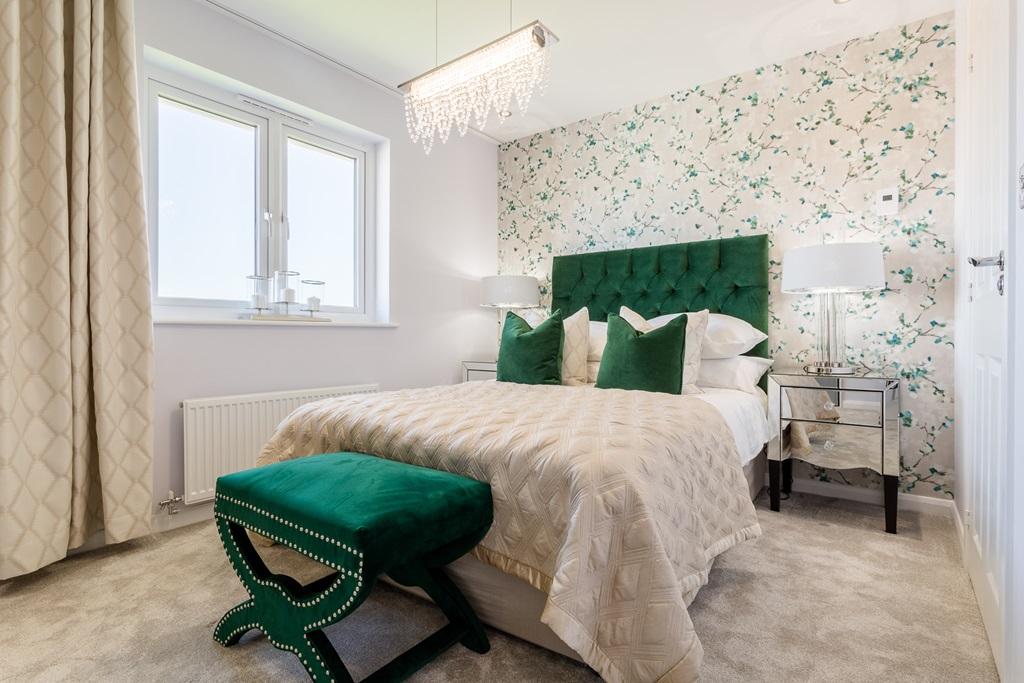 Main bedroom with space for wardrobes
