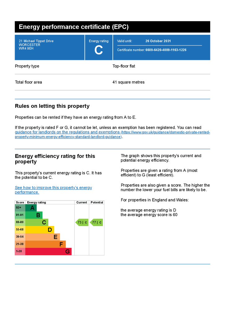 Energy performance certificate (EPC)   Find an ene