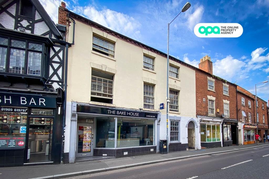 Shop + 4Bed Flat + 3 x 1 Bed Flats £37K Rent Lowesmoor Rd, Worcester