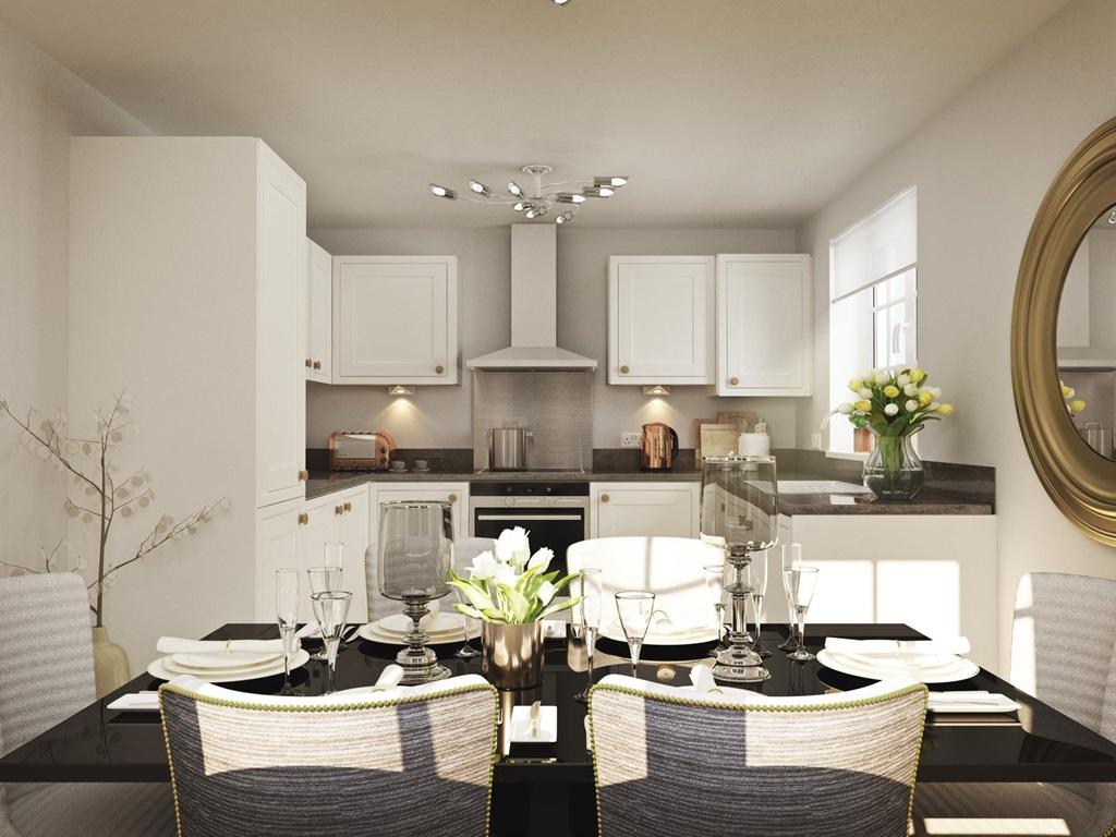 Artists impression of the Milldale's kitchen