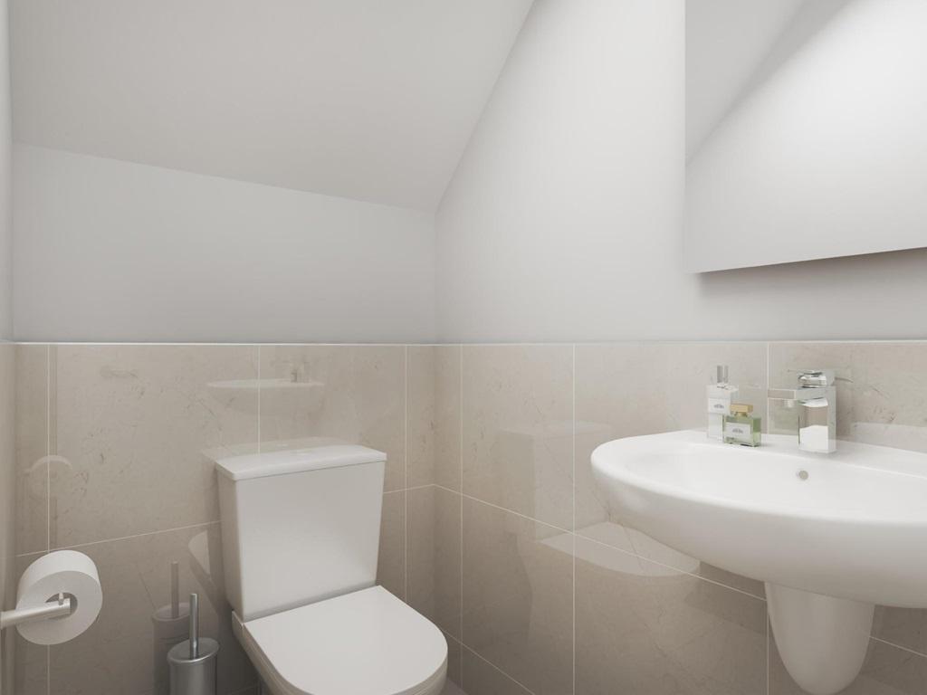Artists impression of the Milldale's downstairs toilet