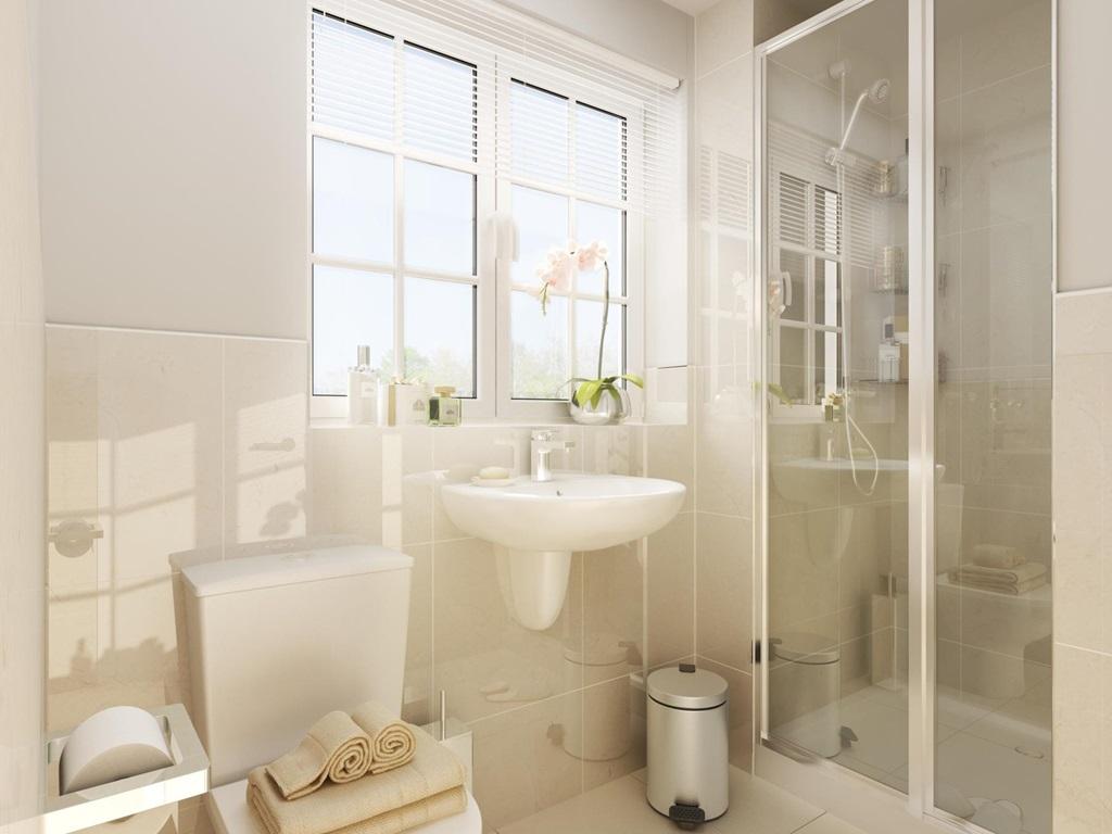 Artists impression of the Milldale's en-suite to the main bedroom