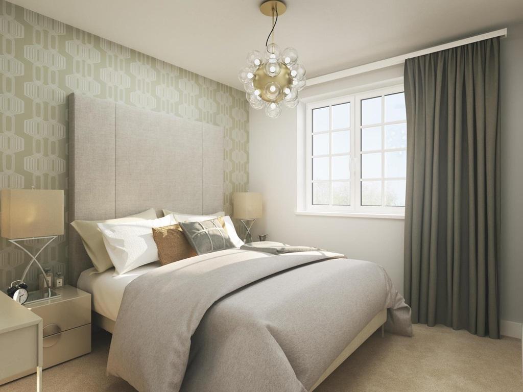 Artists impression of the Milldale's second bedroom