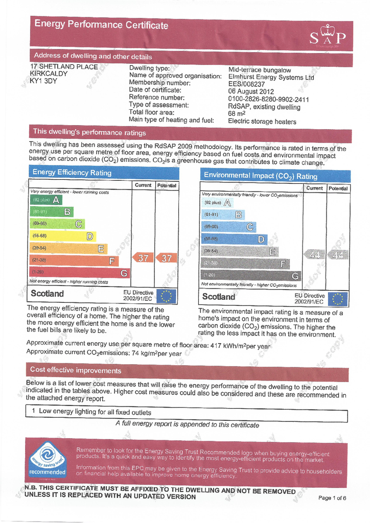 EPC Certificate