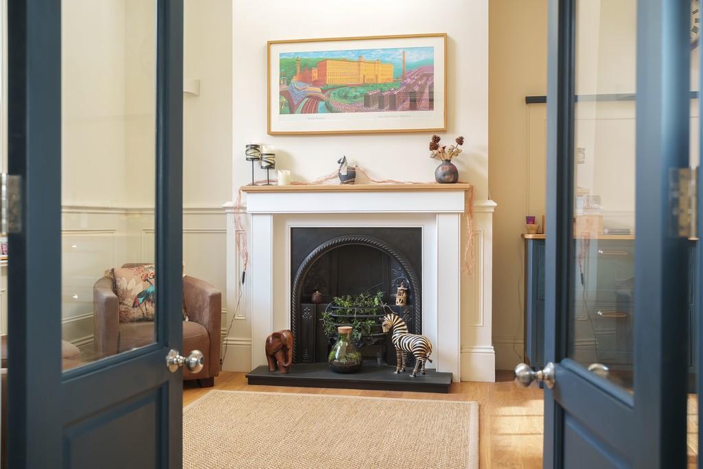 Kitchen Fireplace View