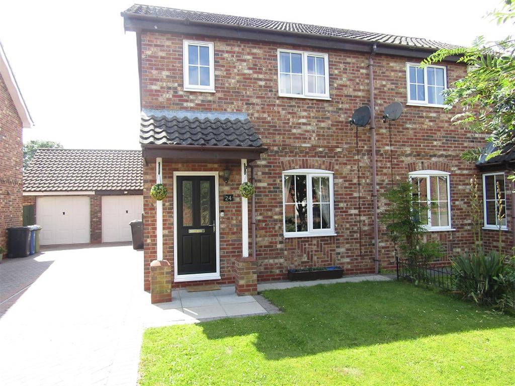 The Glebe, Sturton By Stow, Lincoln... 3 bed semidetached house £195,000
