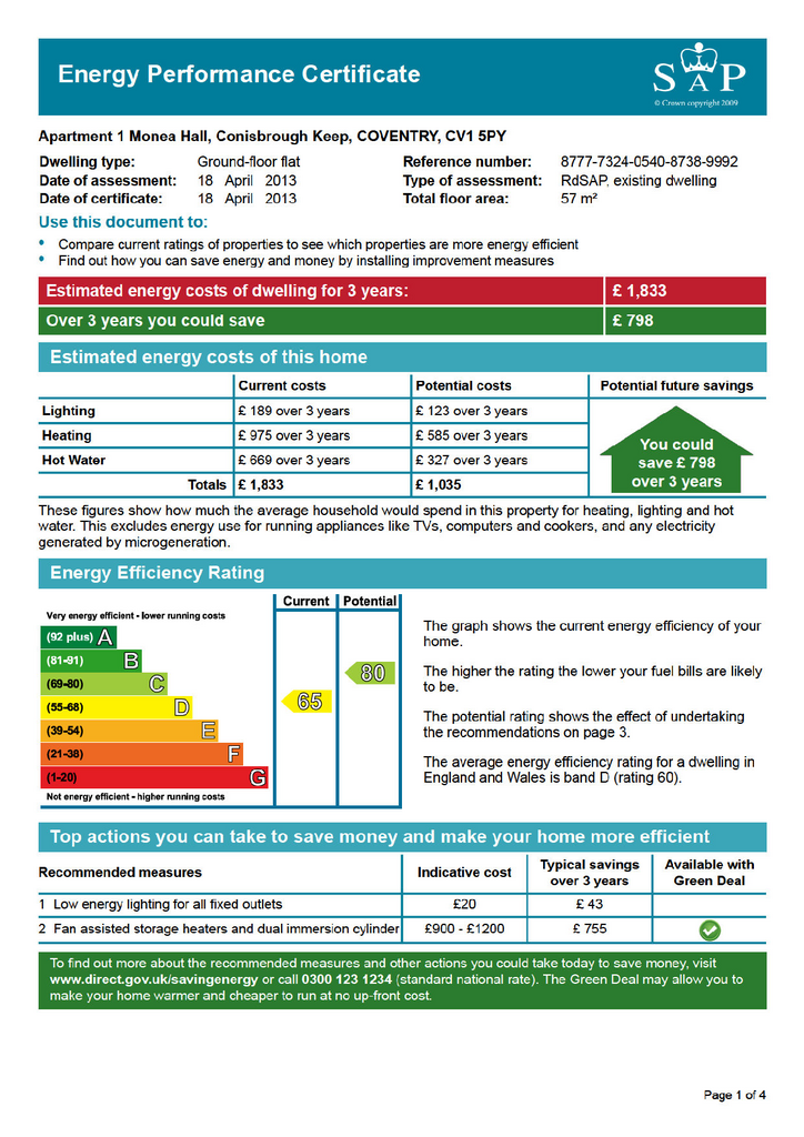 EPC Certificate