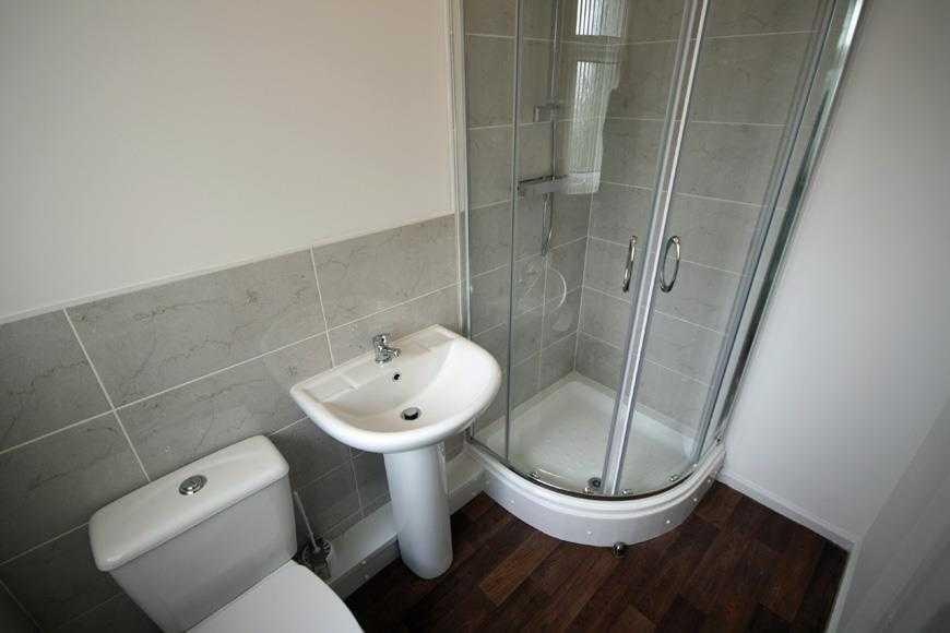 First floor shower