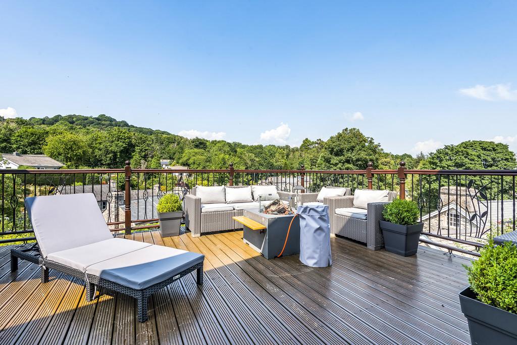 Decked terrace