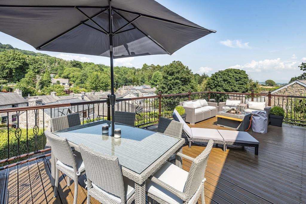 Decked terrace