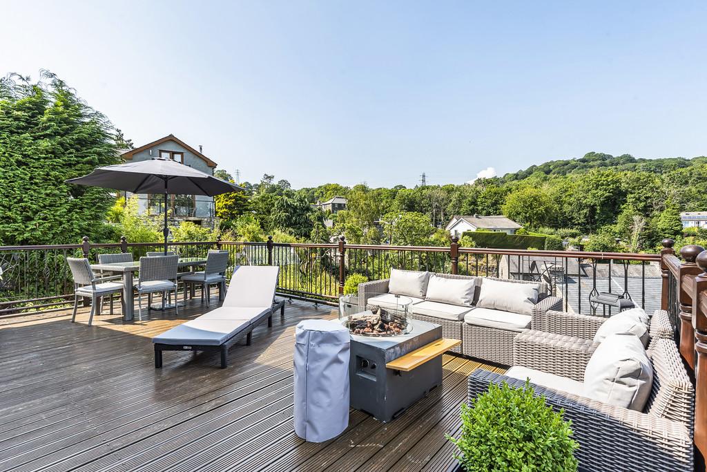 Decked terrace