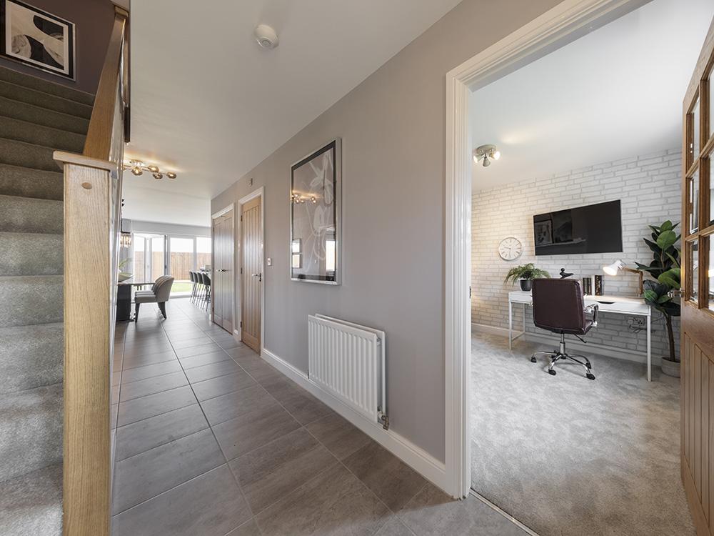 Spacious hallway